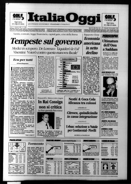 Italia oggi : quotidiano di economia finanza e politica